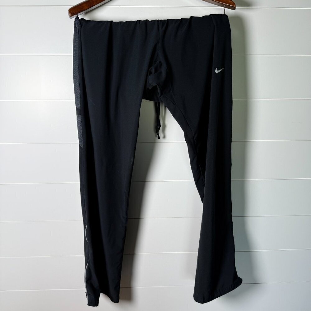 NIKE MEN'S DRI-FIT Large TRAINING PANTS- Black